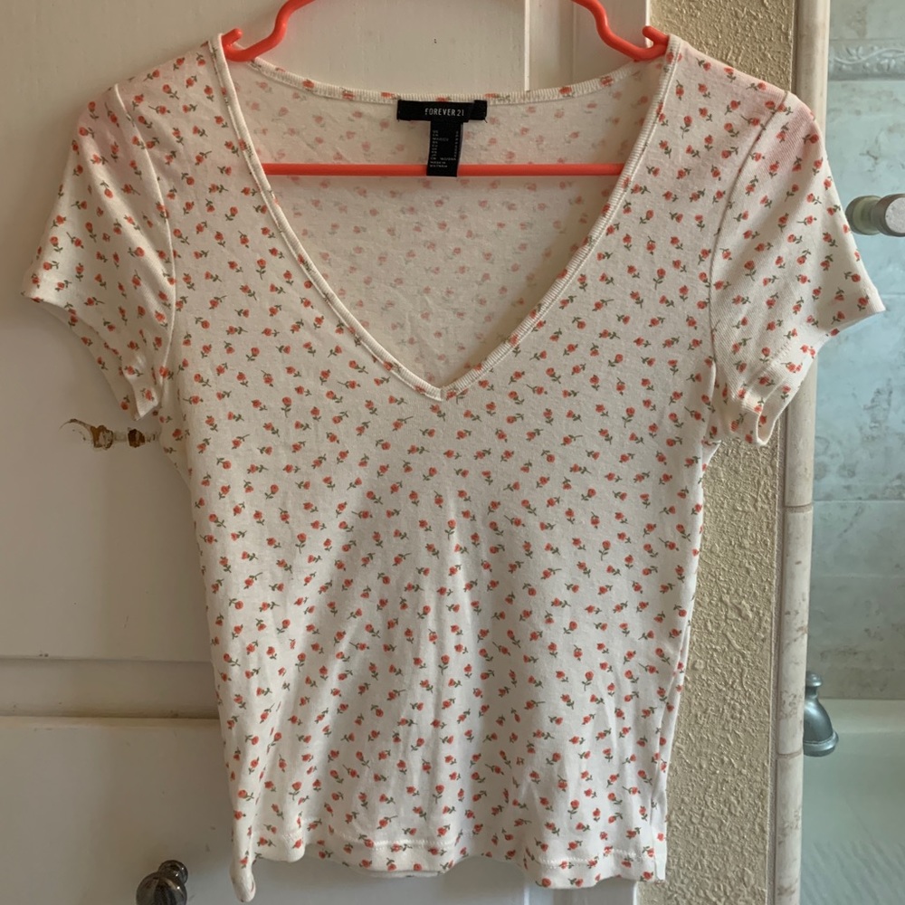 Forever 21 Flower Shirt